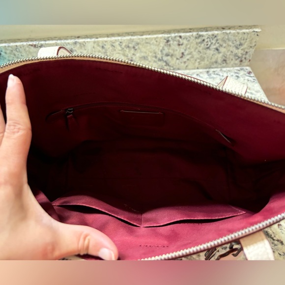 COACH Taylor Tote With Wildflower Floral Print Purse - #1037 - Authentic - Picture 11 of 14